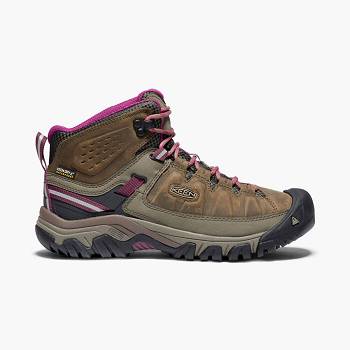 KEEN Targhee III Waterproof Mid - Hnede Turistické Topánky Damske, K0307SK